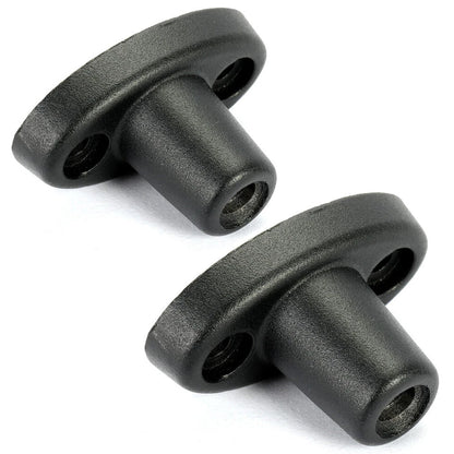 Black Aluminum Sun Visor Repair Bracket for 1997-2002 Jeep Wrangler (1997-2002)