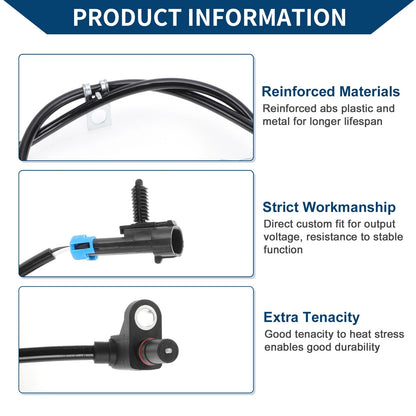 ABS Wheel Speed Sensor for Chevrolet Astro AWD Right
