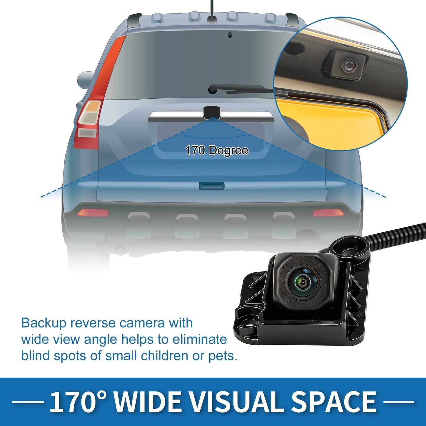 Rear View Backup Camera for Toyota Tacoma (2016–2017)
