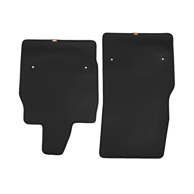 Red Full Floor Mats for Corvette C8 2020-2024 - Black Carpet Liners Accessories