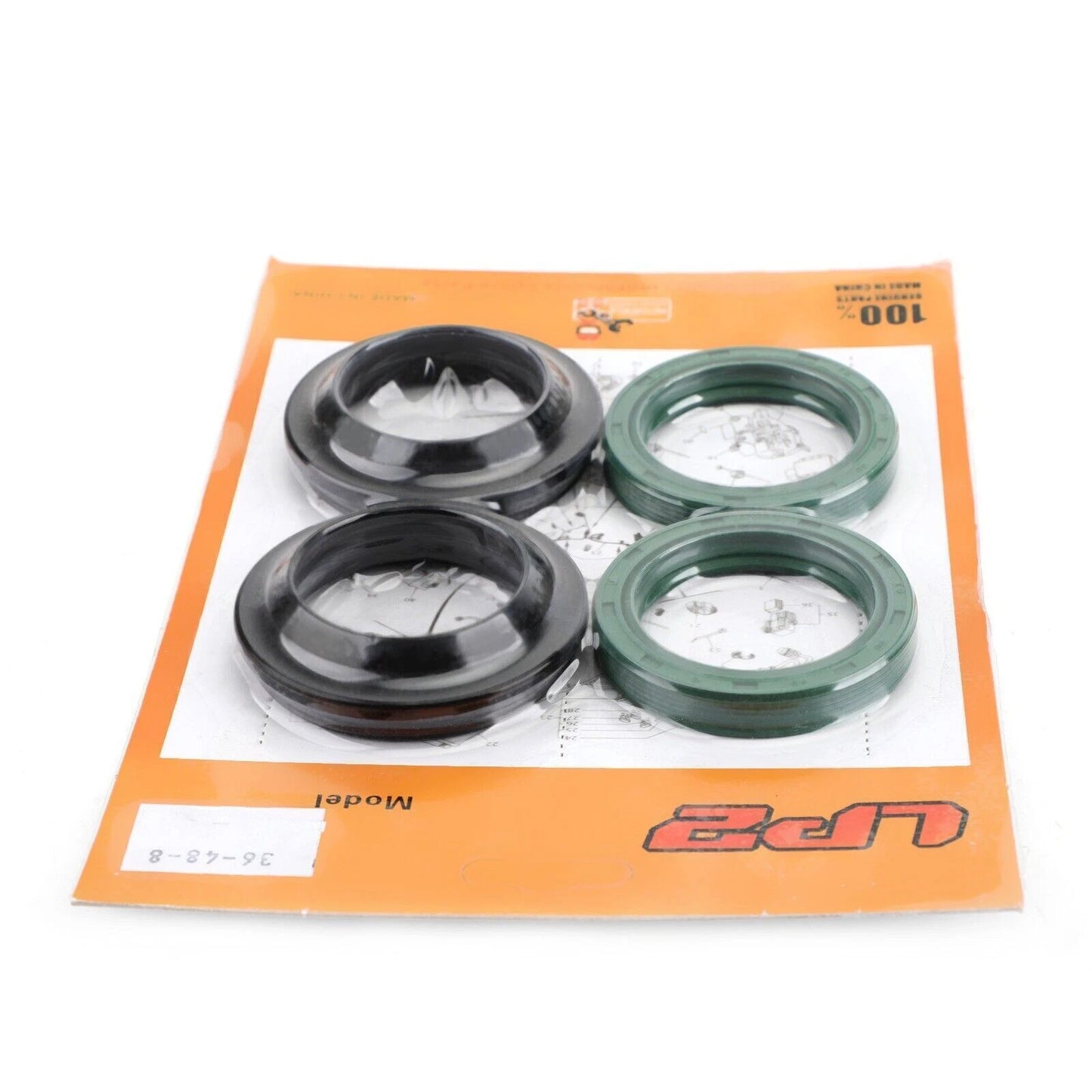 Fork Seal Ring Set with Dust Caps for Kawasaki KX80 KX850 Z750 (1980-2015)