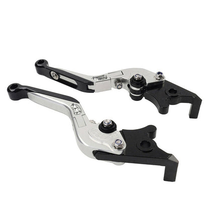 Silver Extendable Brake Clutch Levers for Honda CB1100, CB1300 (2013-2023)