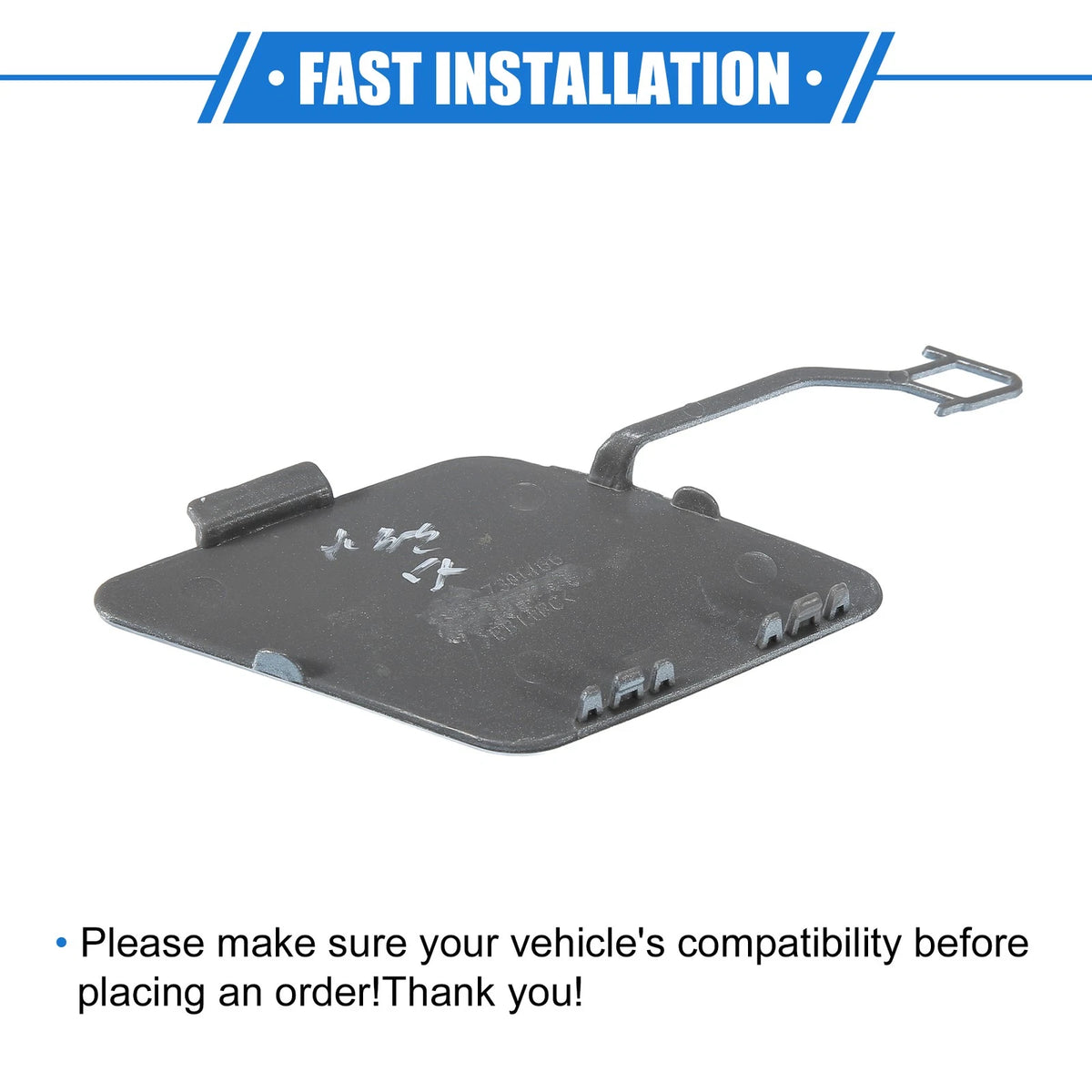 Rear Bumper Tow Hook Eye Hole Cover Cap for BMW 3 F30 Blue (2012-2015)