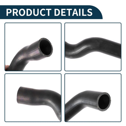 Radiator Hose Water Pipe for Volvo S80 (1999-2005) Rubber Black 1 Pcs