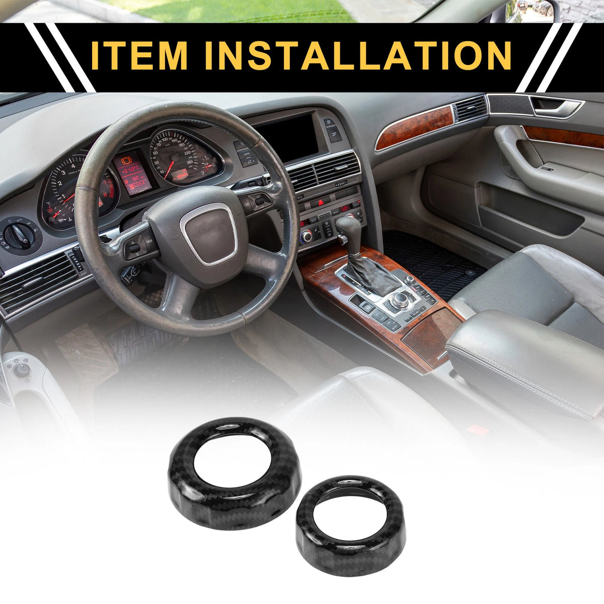 Air Conditioner Switch Button Knob Trim for Ford F-150 (2021-2024)