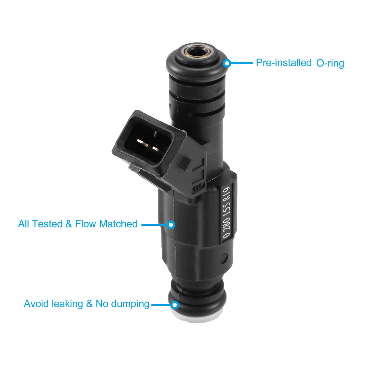 4 x Fuel Injectors for Ford Mondeo Mk2 Hatchback 1.6i 1.8i (1996-2000)