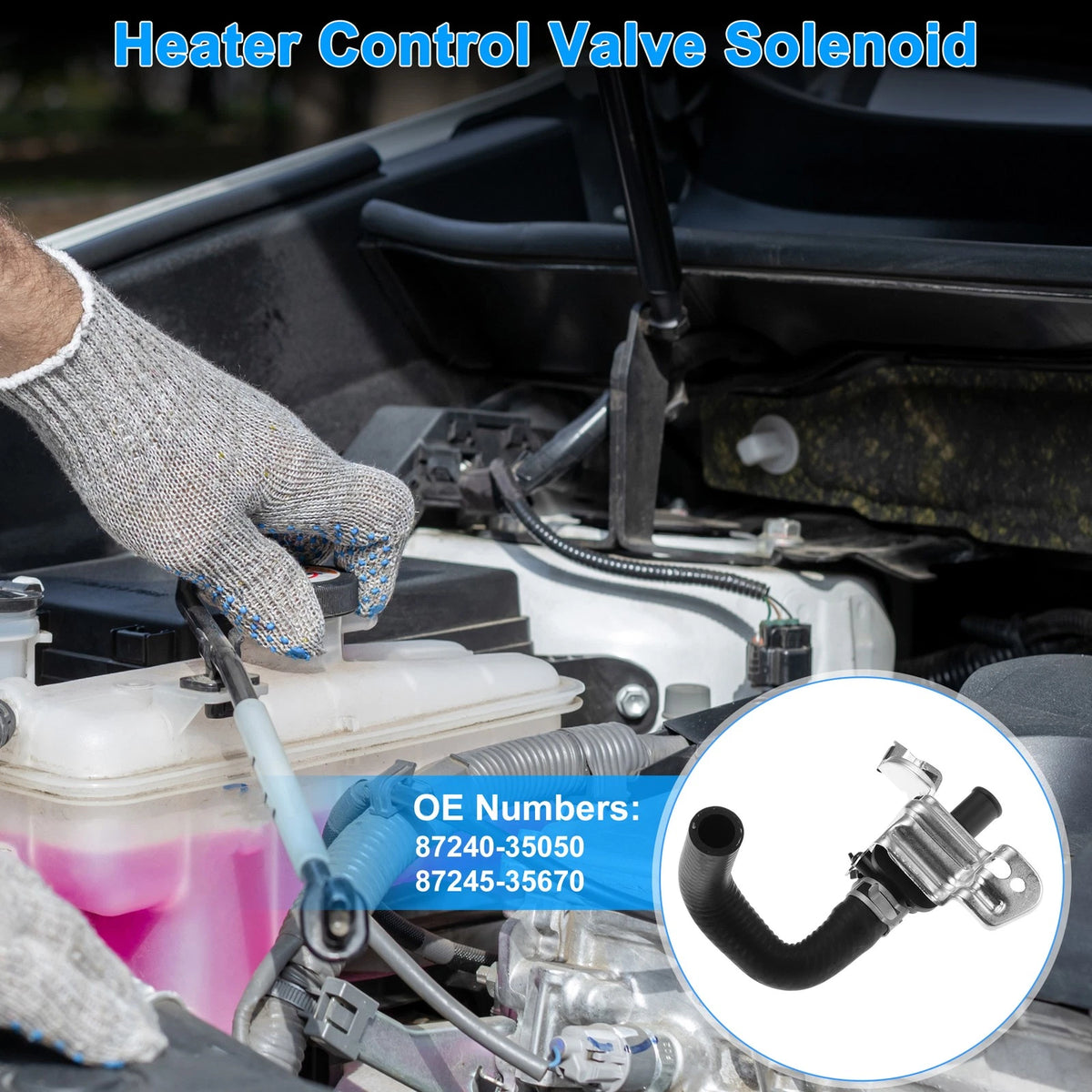 Heater Control Valve W/ Inlet Hose for Toyota 4Runner (1996–1998)