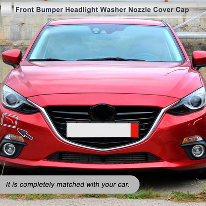 Bumper Headlight Washer Nozzle Cover Cap for Mazda 3 (2004-2009)