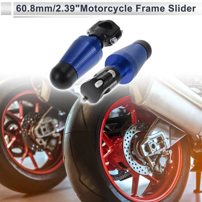 Slider Frame 0.87-1.1" Aluminum Alloy Blue 2 x
