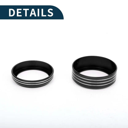 Gear Shift Switch Knob Cover Ring for Ford Mach-E (2021-2024) - 2 Pcs