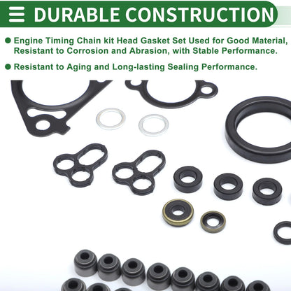 Engine Valve Cover Gasket Kit for Toyota Prius 1.8L L4 (2010-2020) 1 Set