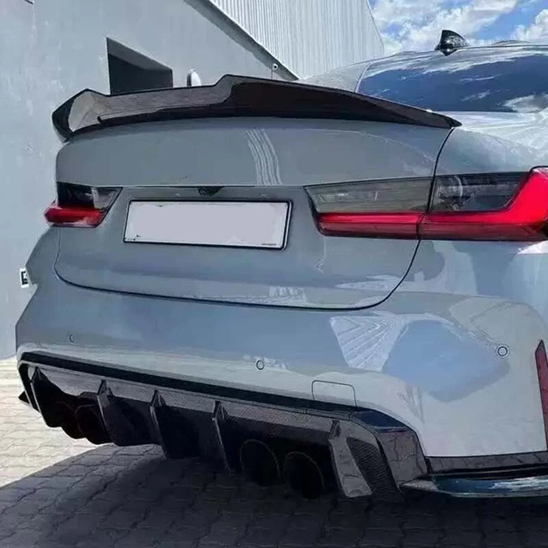 Real Carbon Fiber Refit Rear Trunk Spoiler Wing for BMW M3 G80 2021-2024