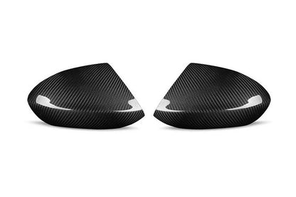 Real Carbon Fiber Side Mirror Cover Caps For BMW E82 1M E92 M3 2009-2013