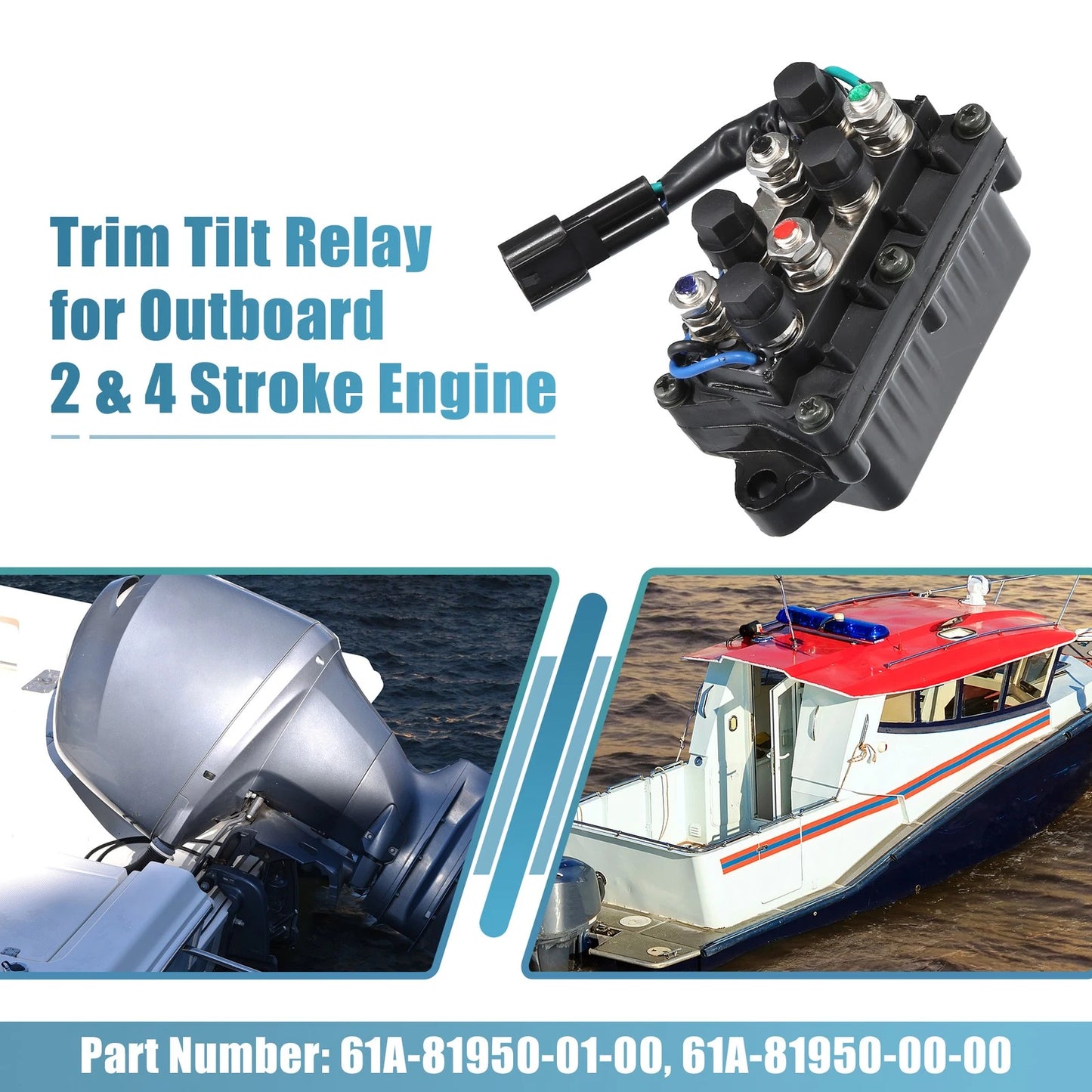 Boat Power Relay Assy Trim Relay for Yamaha