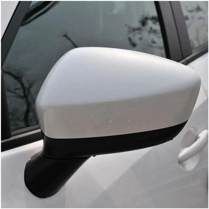 White Rearview Mirror Cover Left Side for Mazda CX-5 2013-2014