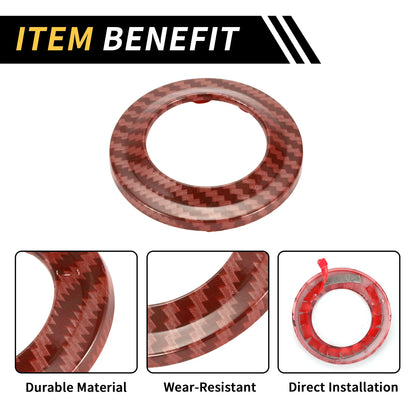 A Pillar Speaker Ring Cover Trim for Jeep Wrangler (2007-2014) Red