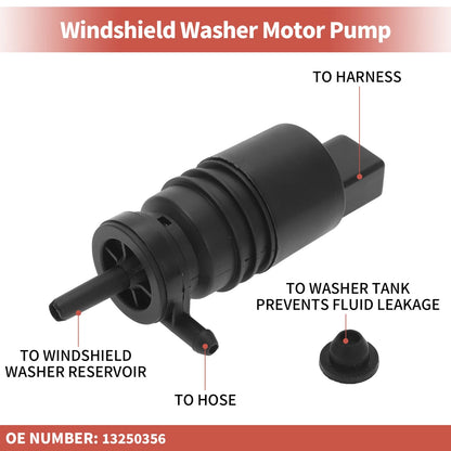 Windshield Washer Pump w/ Grommet for Buick Regal (2000-2004)