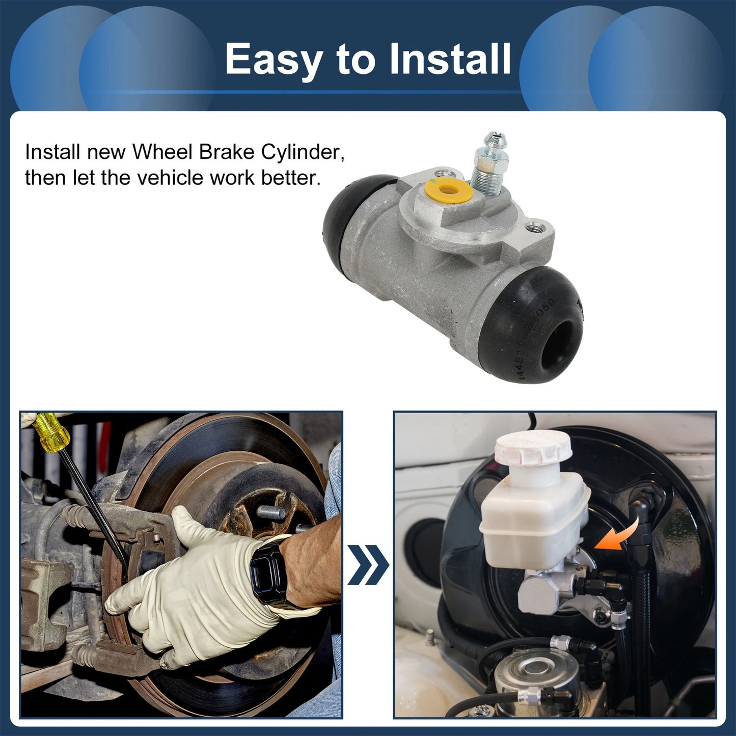 Brake Wheel Cylinder No.W610118 for Toyota Sienna (2004-2010)  Aluminum