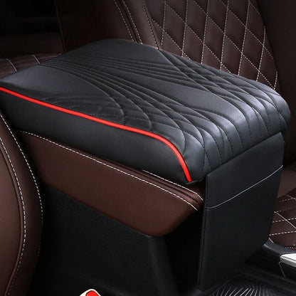 Universal Car Center Console Armrest Cushion Cover Mat Pad w/ Storage Bag