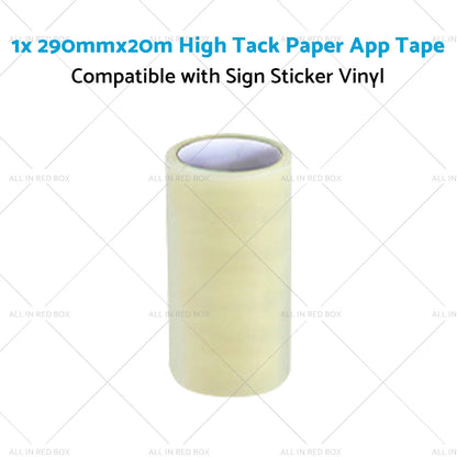 290mm x 20m High-Viscosity Paper Tape for Greenhouse Sign Sticker Vinyl