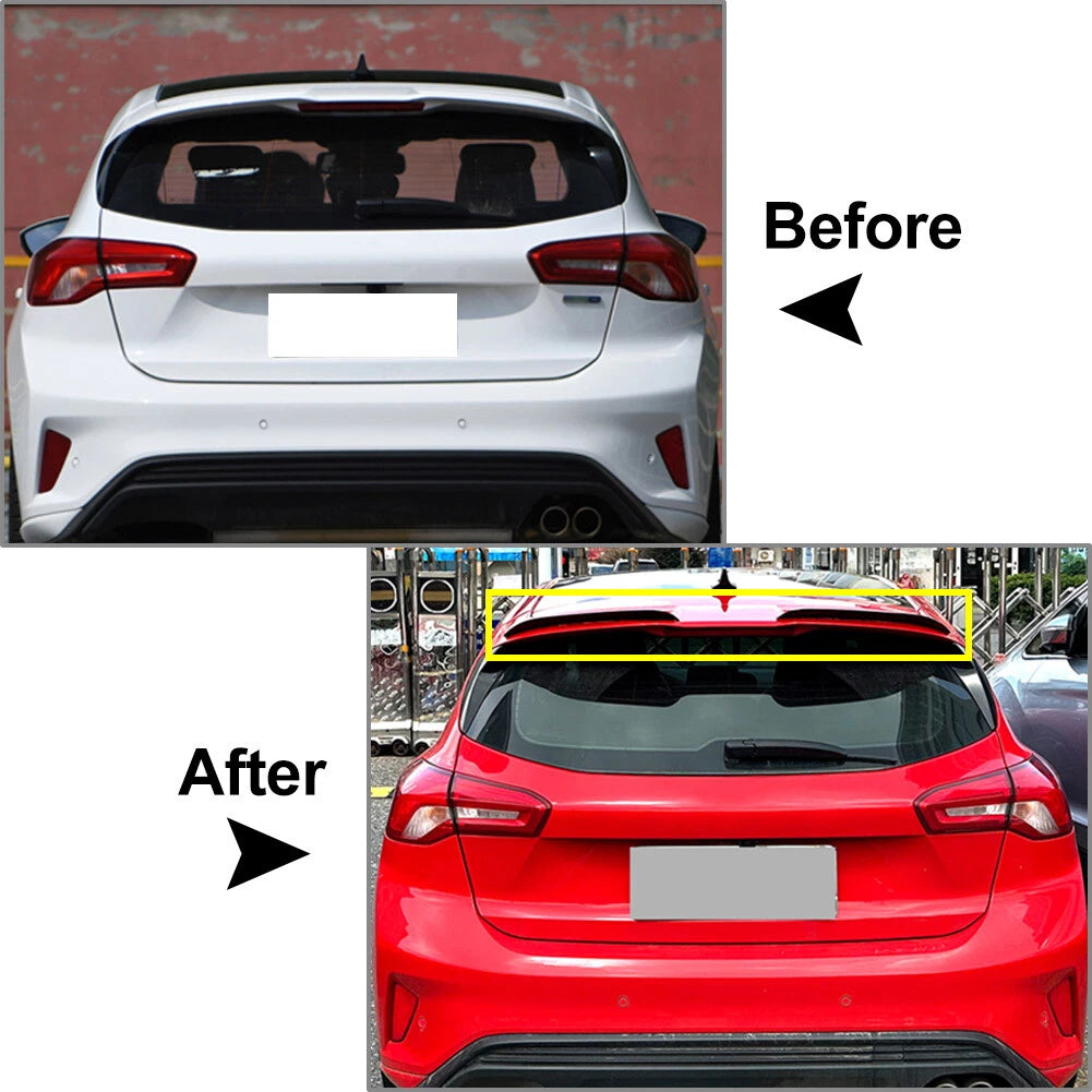 Rear Roof Trunk Spoiler Lip for Ford Focus MK4 (2019-2023)