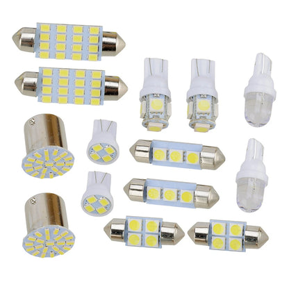 14x White SMD LED Interior Lights for Dodge RAM 1500 2500 3500 (2002-2023)
