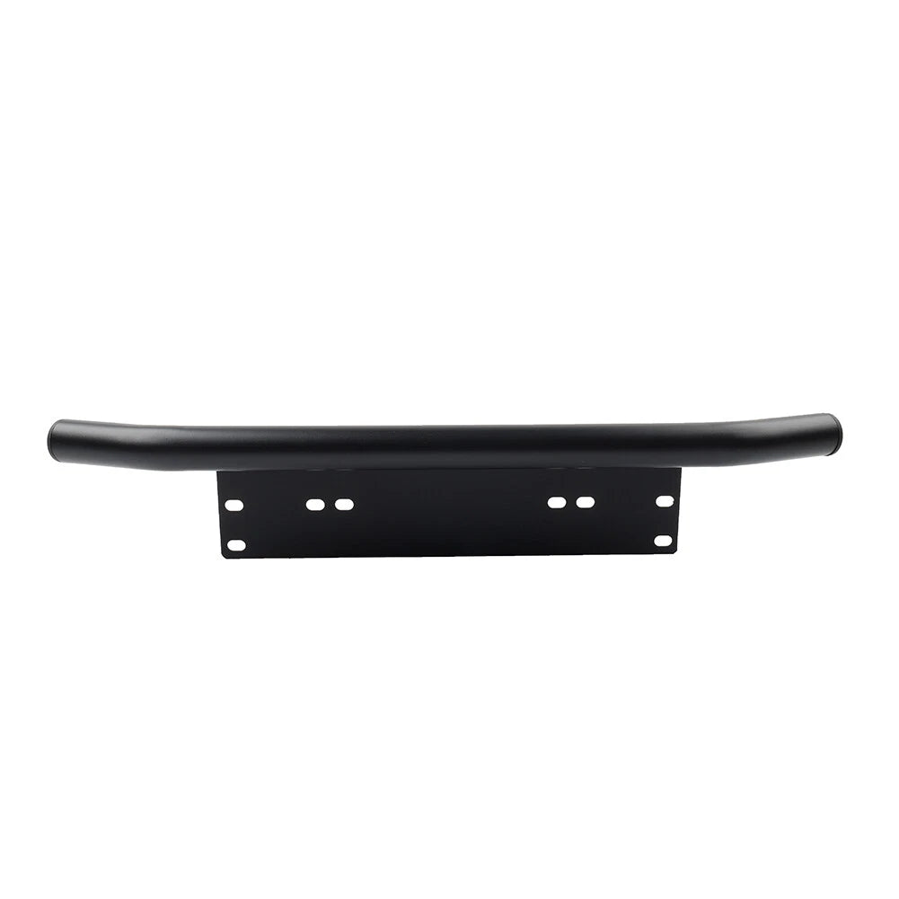 Black Bull Bar Front License Plate Mount Bracket for Off-Road Light Bar