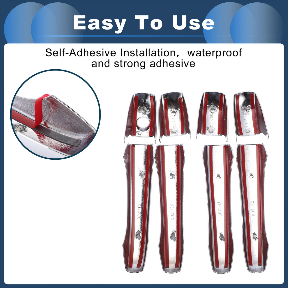 Smart Car Door Handle Cover Trim for Jeep Cherokee (2014-2023)