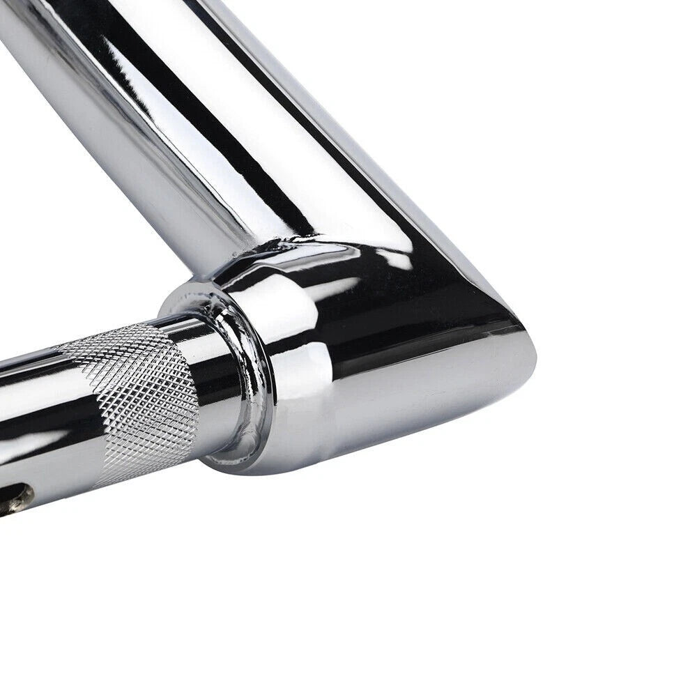 12" Rise 2" Chrome Ape Hanger Handlebar for Harley Sportster, Yamaha Vstar