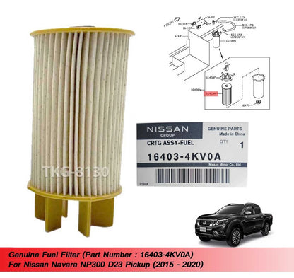 Fuel Filter for Nissan Frontier Navara NP300 D23 (2015-2020)