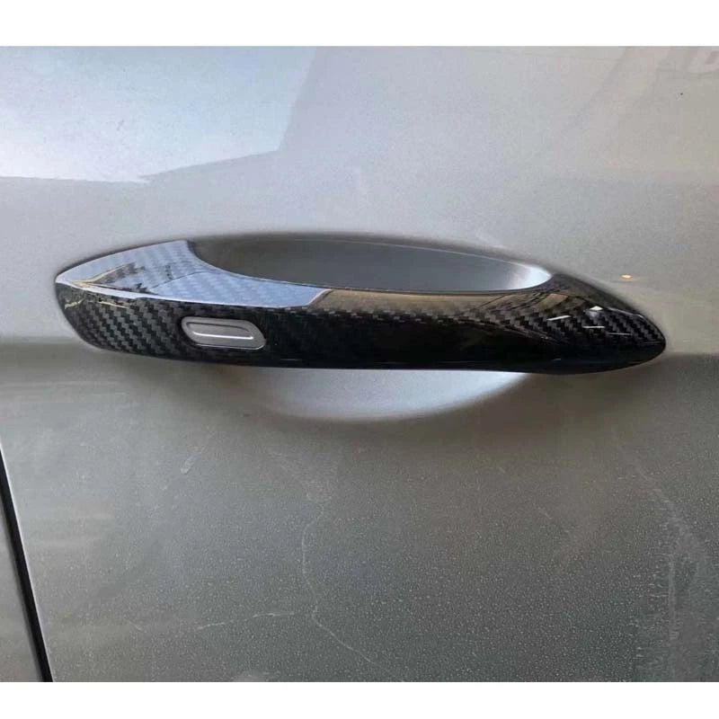 Real Carbon Fiber Exterior Door Handle Cover Trim for Porsche Panamera 971 17-22