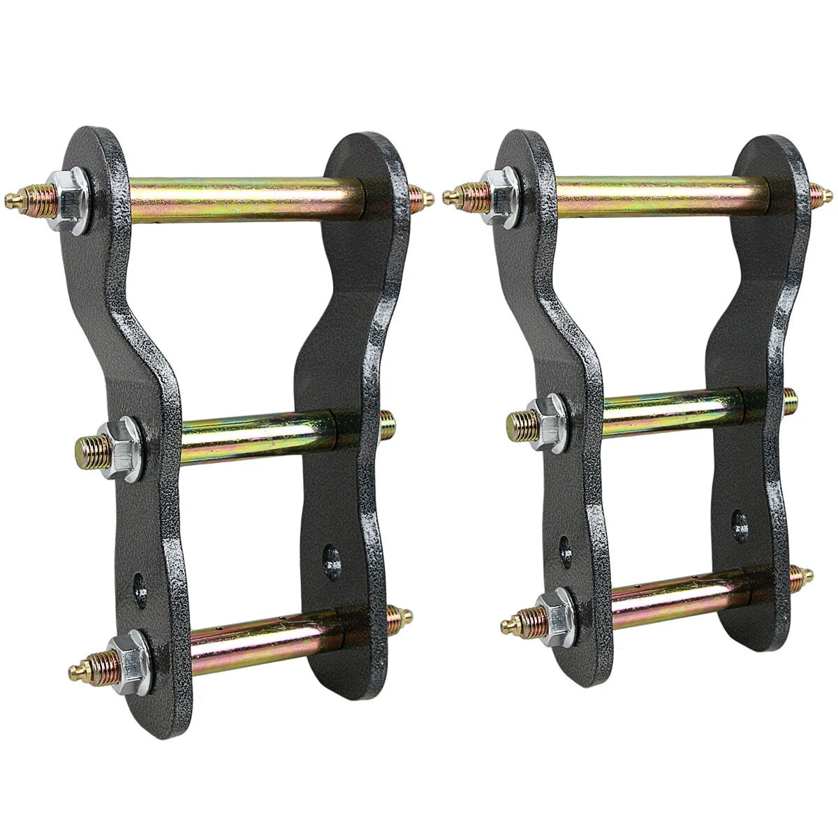 2 x Lift Up 2" Rear Greasable Shackles Lift Kit for Mitsubishi Triton (15-23)