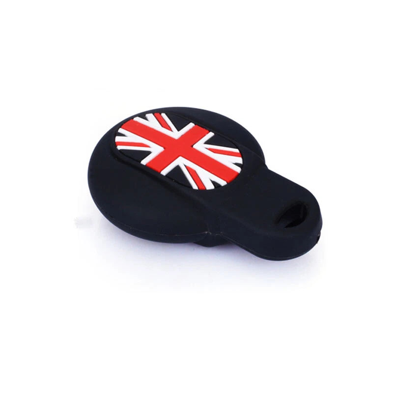 1X Black Silicone Key Case FOB Cover Fit for Mini Cooper F55 F56 F60 2015-2020