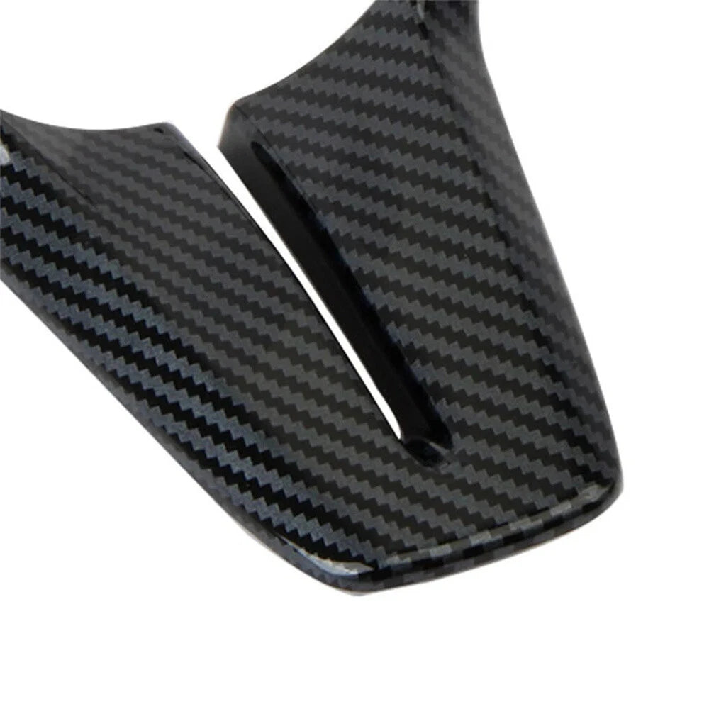 Carbon Fiber Steering Wheel Trim Cover for Infiniti Q50 Q60 QX50 (2018-2022)