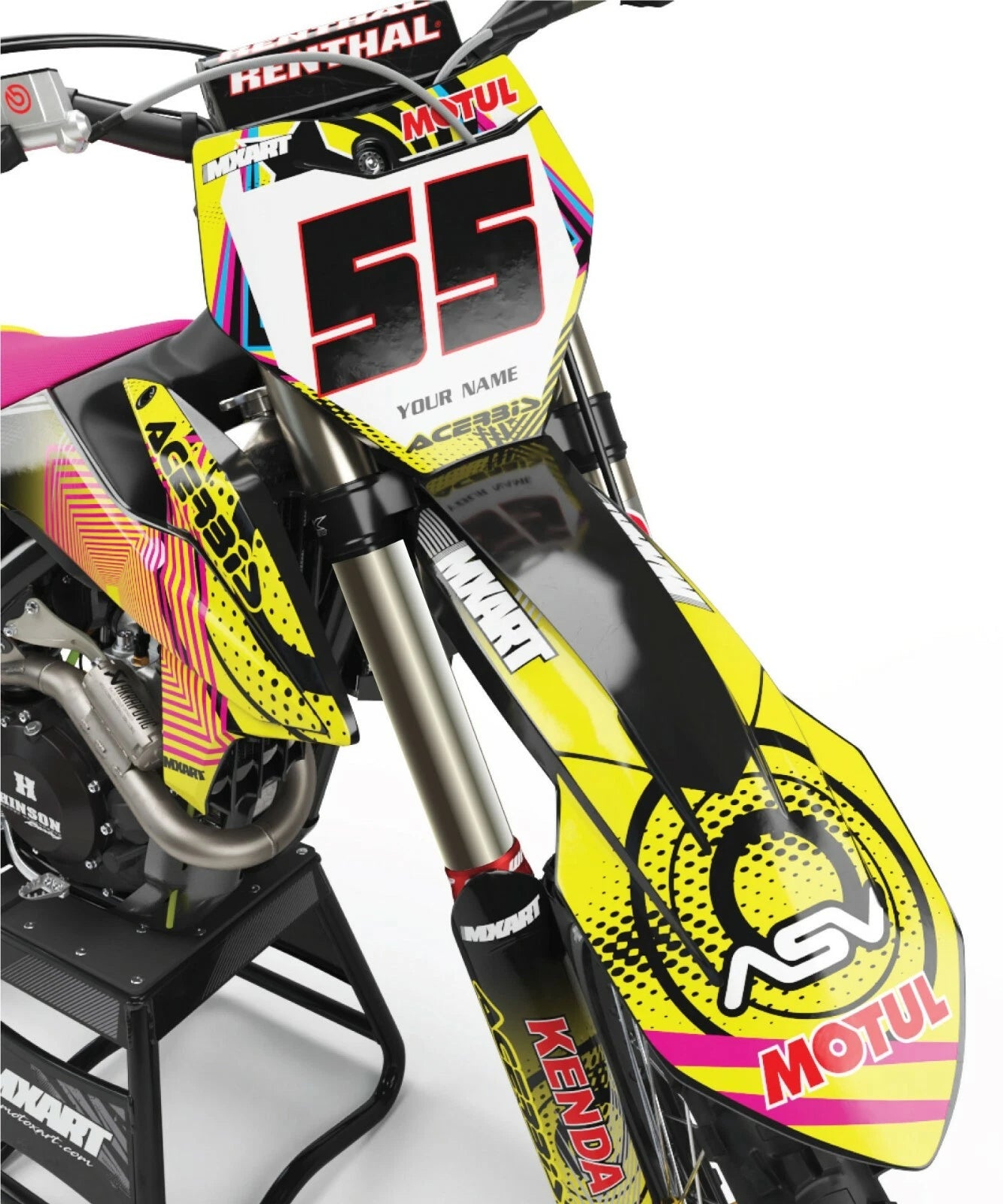 NEON Custom Graphics Kit Stickers for KTM SX (1993-1997)