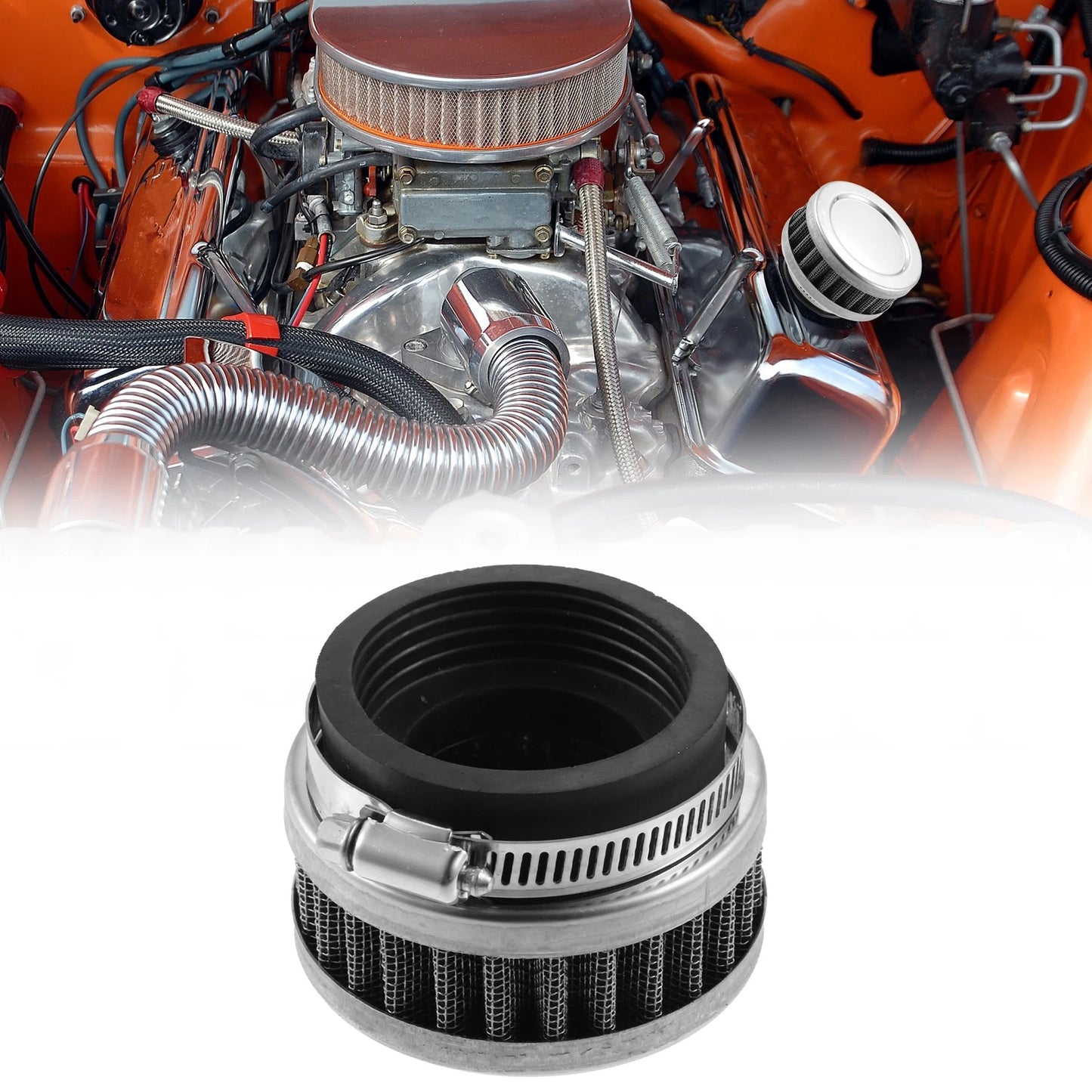 Air Filter Cleaner / 48-50mm / Round Tapered for Motorcycle