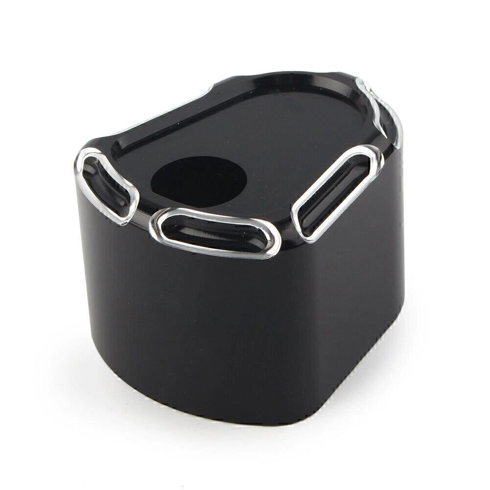 Black Cut Ignition Switch Cover for Harley Touring Street Road Glide (2007-2013)