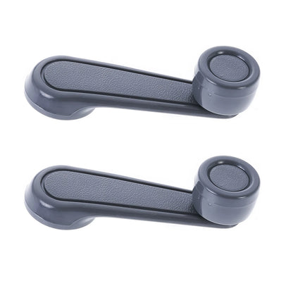 2pc L/R Window Crank Grey for Toyota Landcruiser Hilux