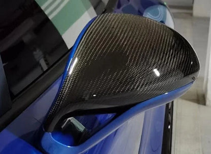 Real Carbon Fiber Replace Side Mirror Caps Cover For Porsche GT2/GT3 991 2014-16