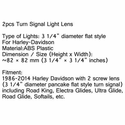 Flat Lens for Travel Display Road King Glide Electra (2014-2023)