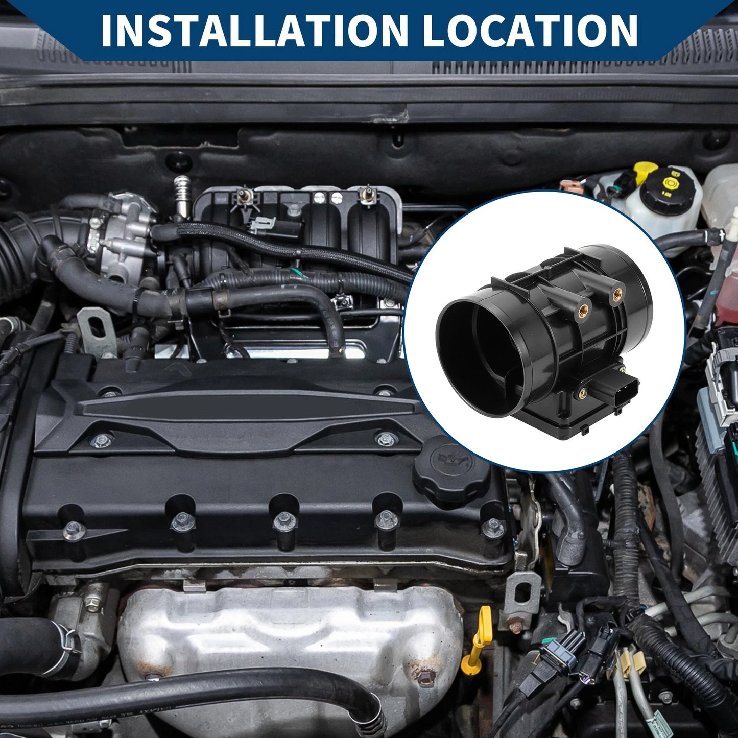 Mass Air Flow Sensor for Mazda B2200 2.2L (1987-1993)