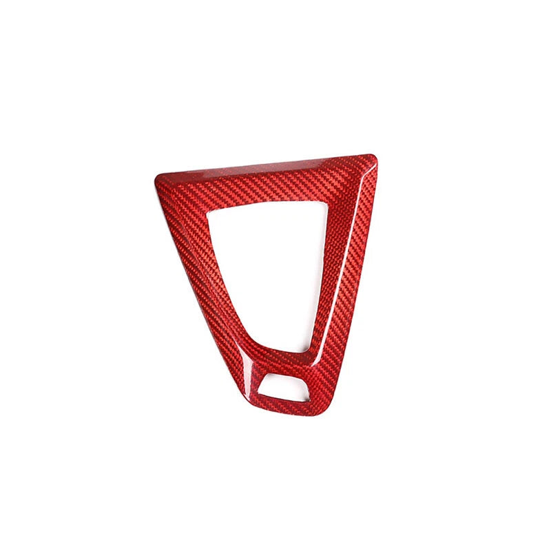 Red Dry Carbon Fiber Gear Shift Panel Cover fit For BMW F80 M3 F82 M4 2014+
