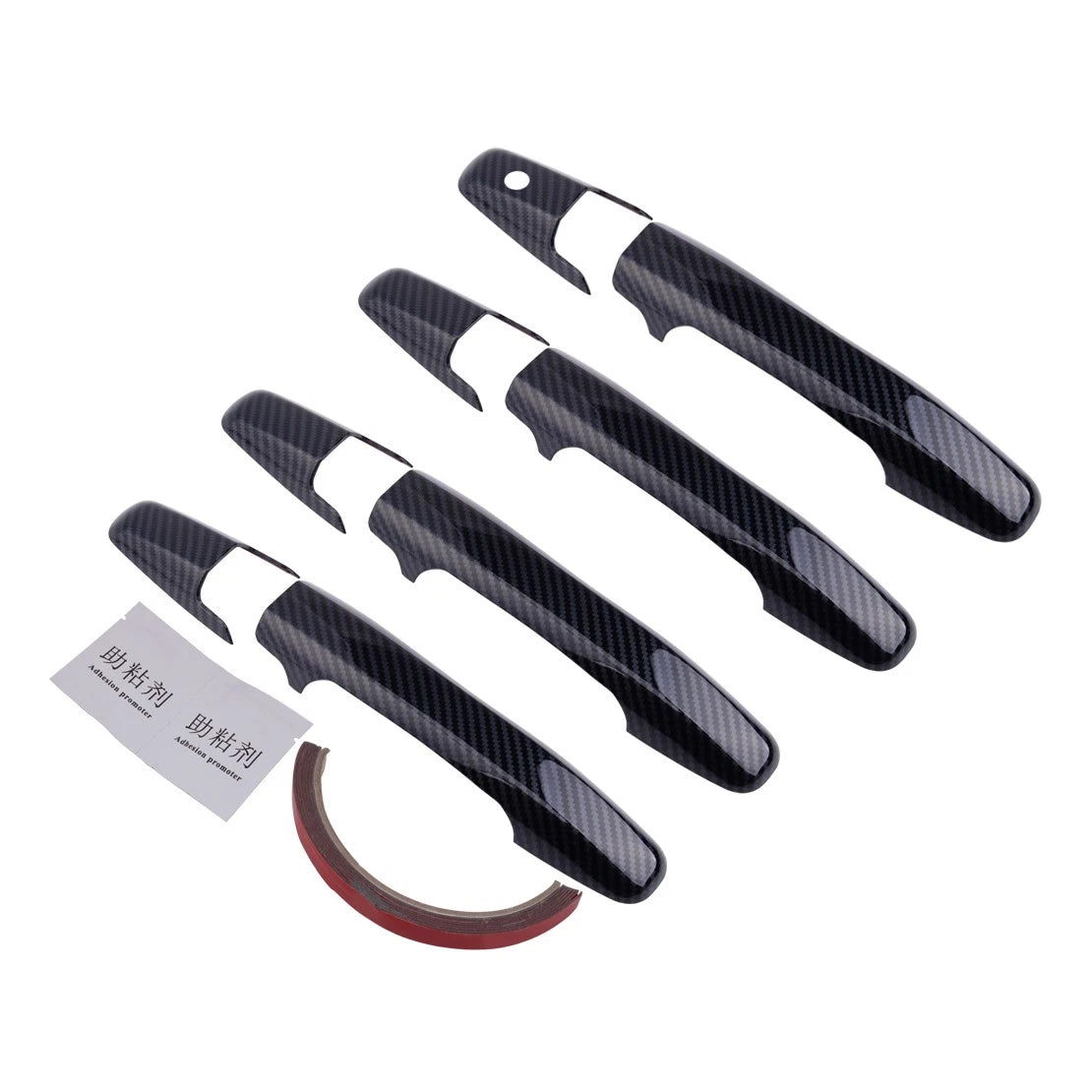 8pcs Carbon Fiber ABS Door Handle Covers for Honda Civic Pilot (2016-2023)