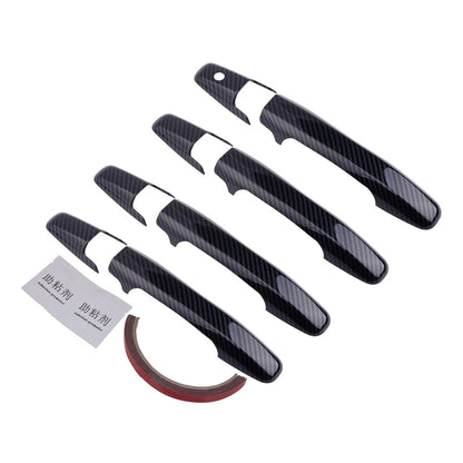 8pcs Carbon Fiber ABS Door Handle Covers for Honda Civic Pilot (2016-2023)