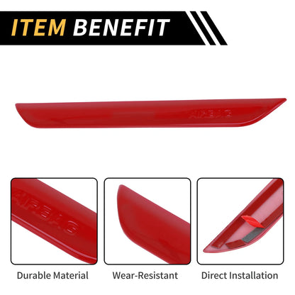 Passenger Side Seat Handle Trim for Jeep Wrangler JL JLU (2018-2024) Red