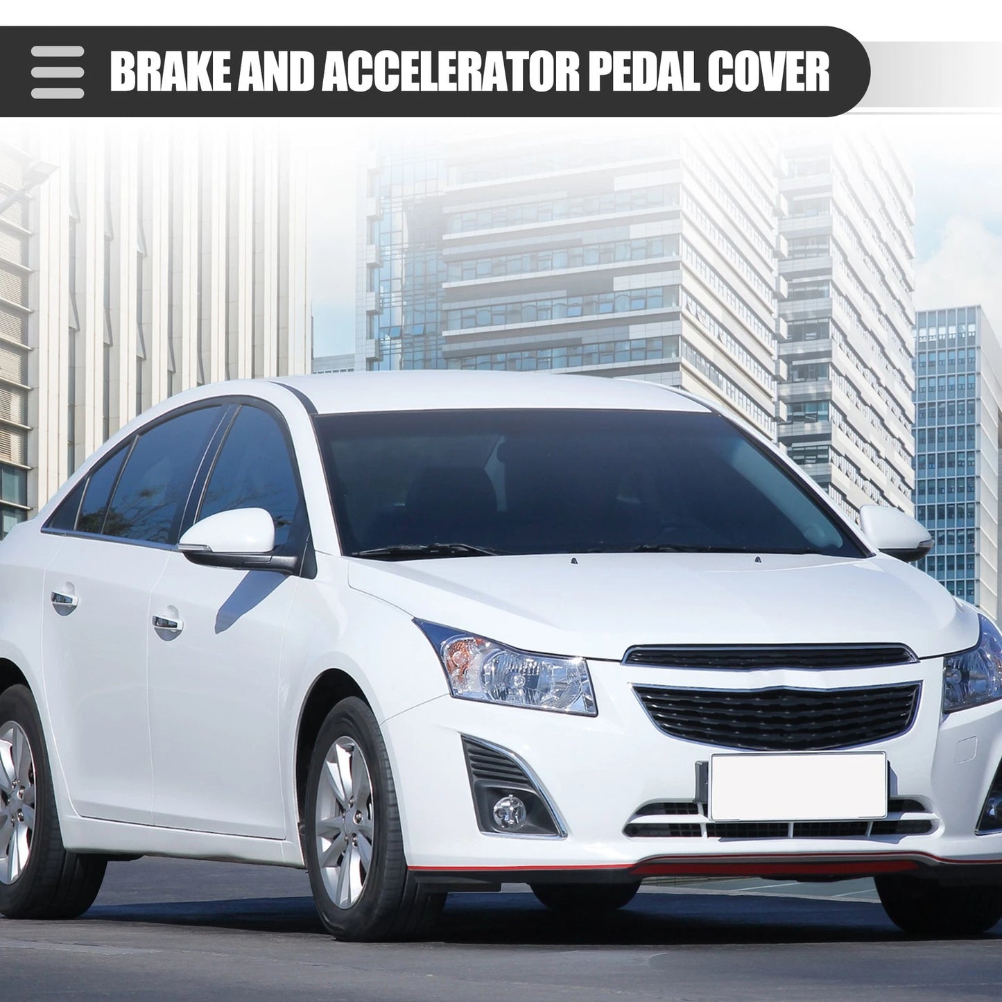 Set Brake and Accelerator Pedal Covers for Chevrolet Cruze (2009-2020)