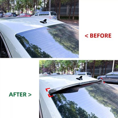 Gloss Black Rear Boot Spoiler Lip for Audi A3 8Y Sedan (2021-2024)