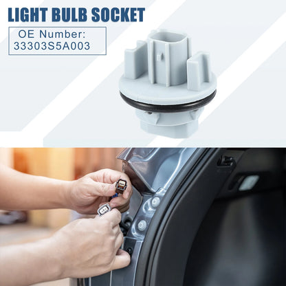 Turn Signal Headlight Bulb Sockets for Honda Fit 1.5L L4 (2007-2008)