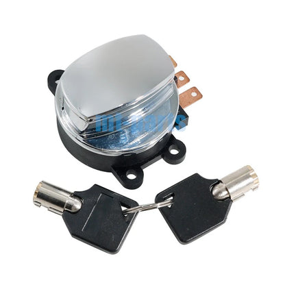 Chrome Ignition Key Switch for Harley-Davidson NIGHT TRAIN FXSTB (2000-2009)