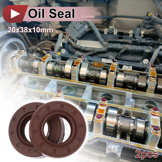 Oil Seal / 2 x 20x38x10mm / Seal Ring Rotary Shaft Seal for Automotive